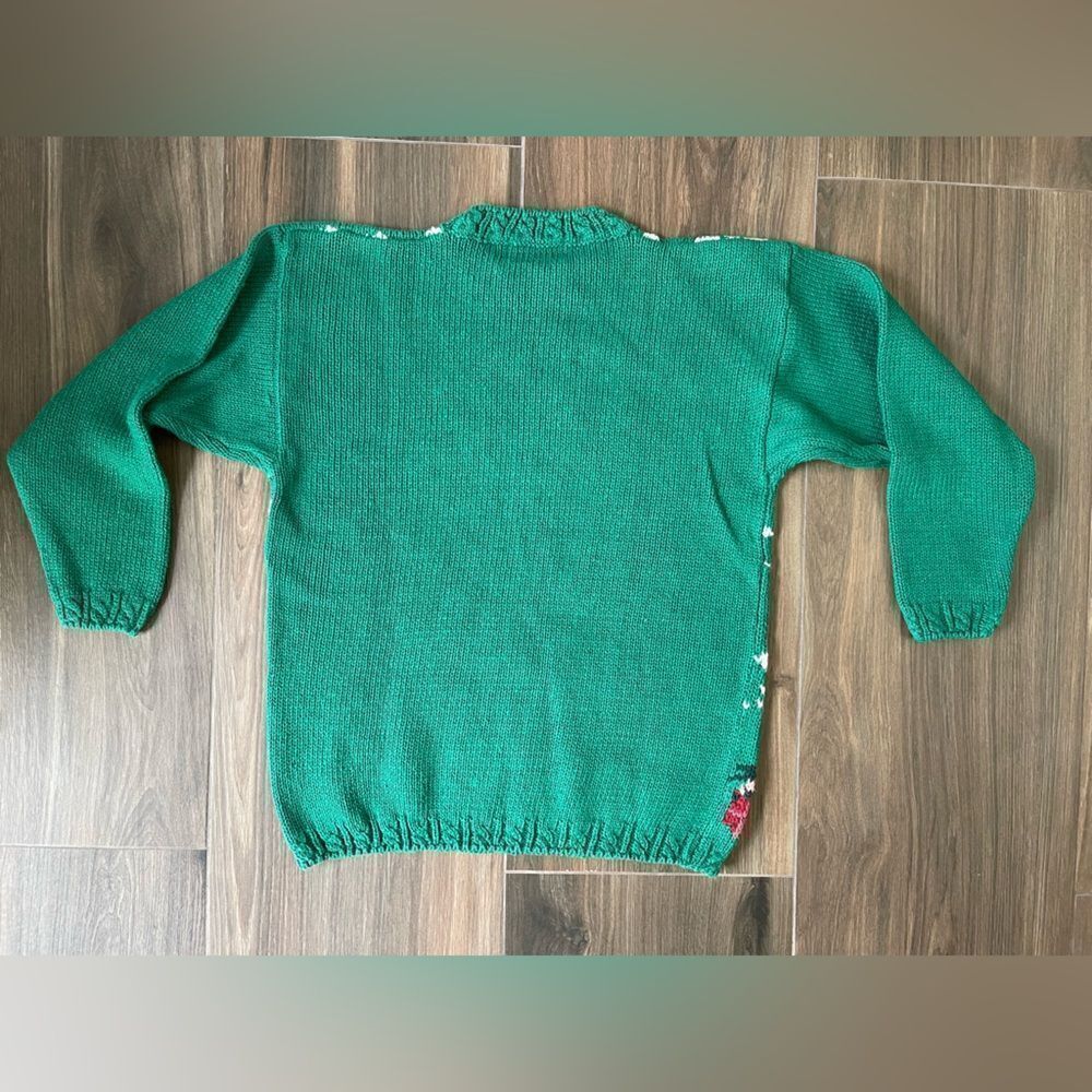 Crystal Kobe LTD Vintage Knit Womens Large cotton blend Christmas Sweater - Picture 10 of 10